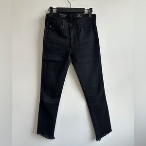 AG Adriano Goldschmied Black Ankle Jeans